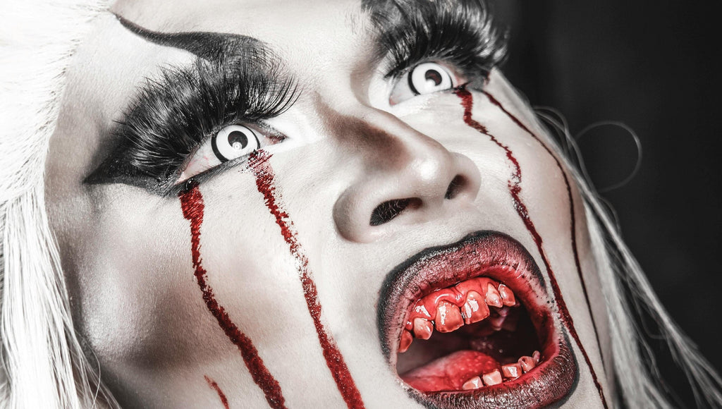 Lentes de contacto de fantasía en Halloween